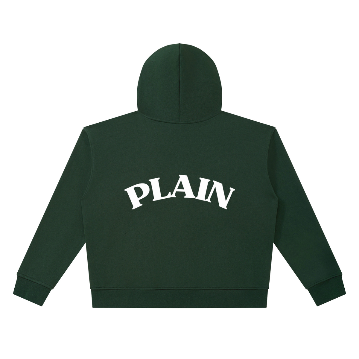 PLAIN Heavyweight Full Zip Boxy Hoodie