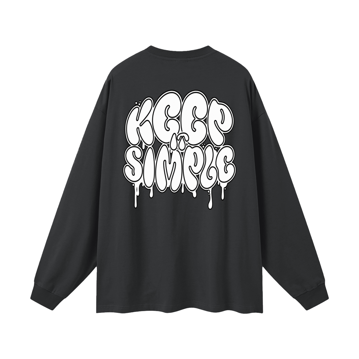 PLAIN-keep it simple Long Sleeve T-Shirt