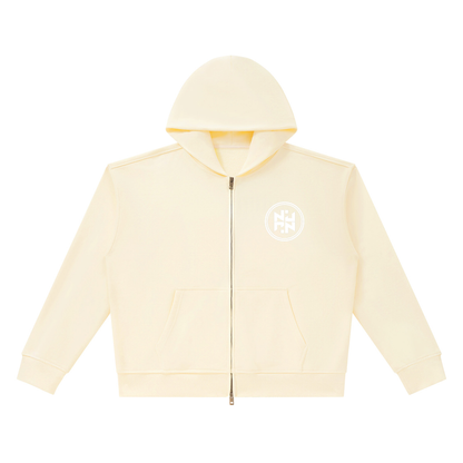 PLAIN Heavyweight Full Zip Boxy Hoodie