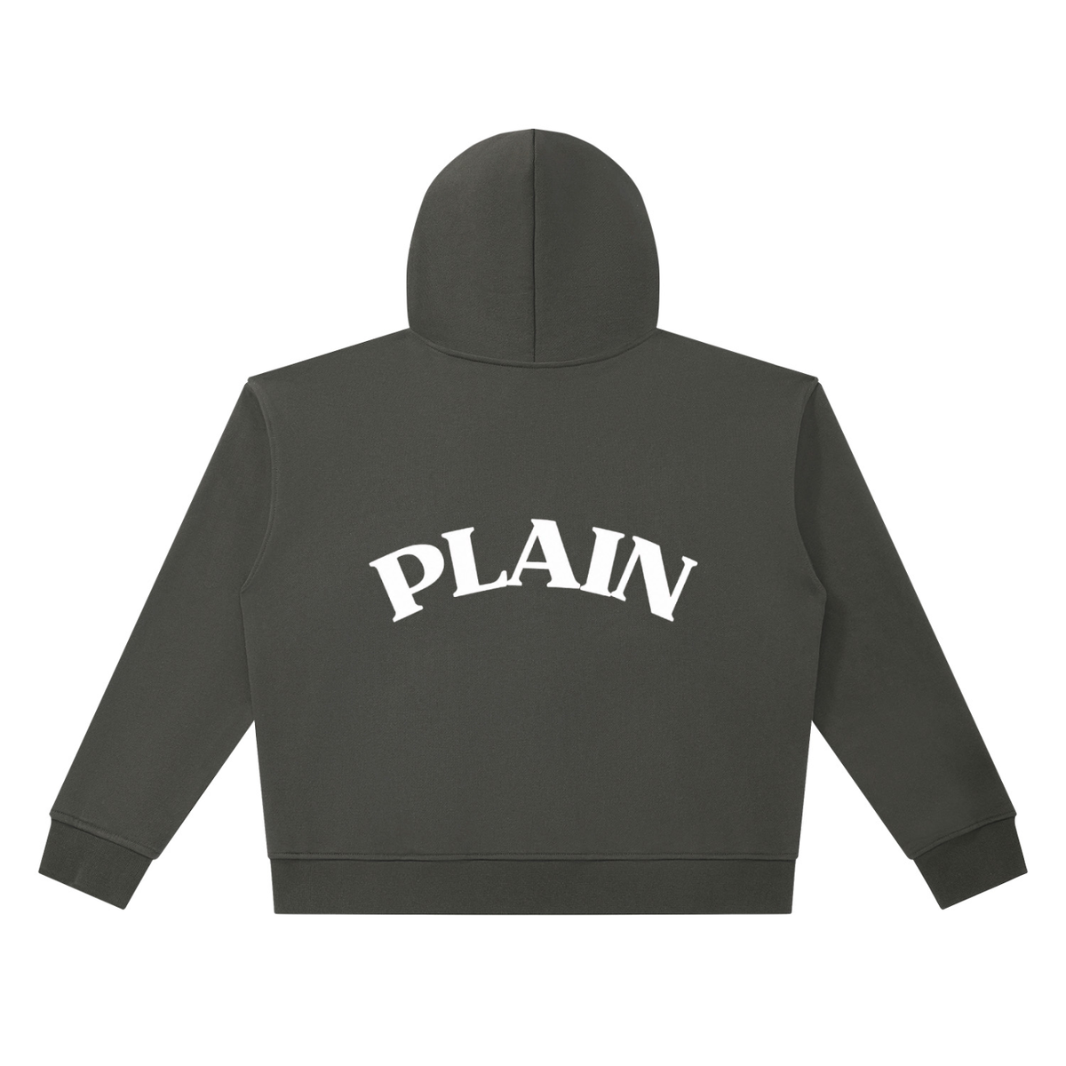 PLAIN Heavyweight Full Zip Boxy Hoodie