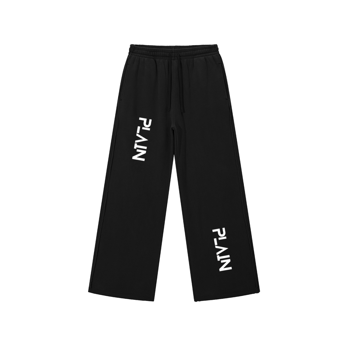 PLAIN Snow Washed Raw Edge Sweatpants