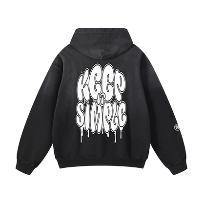PLAIN Heavyweight Sunfade Oversized Hoodie