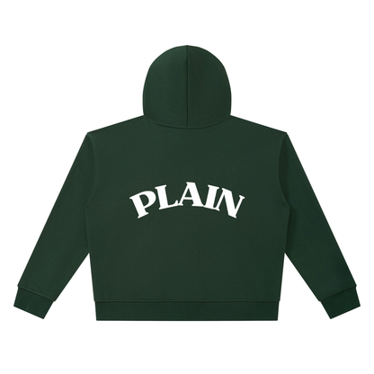 PLAIN Heavyweight Full Zip Boxy Hoodie