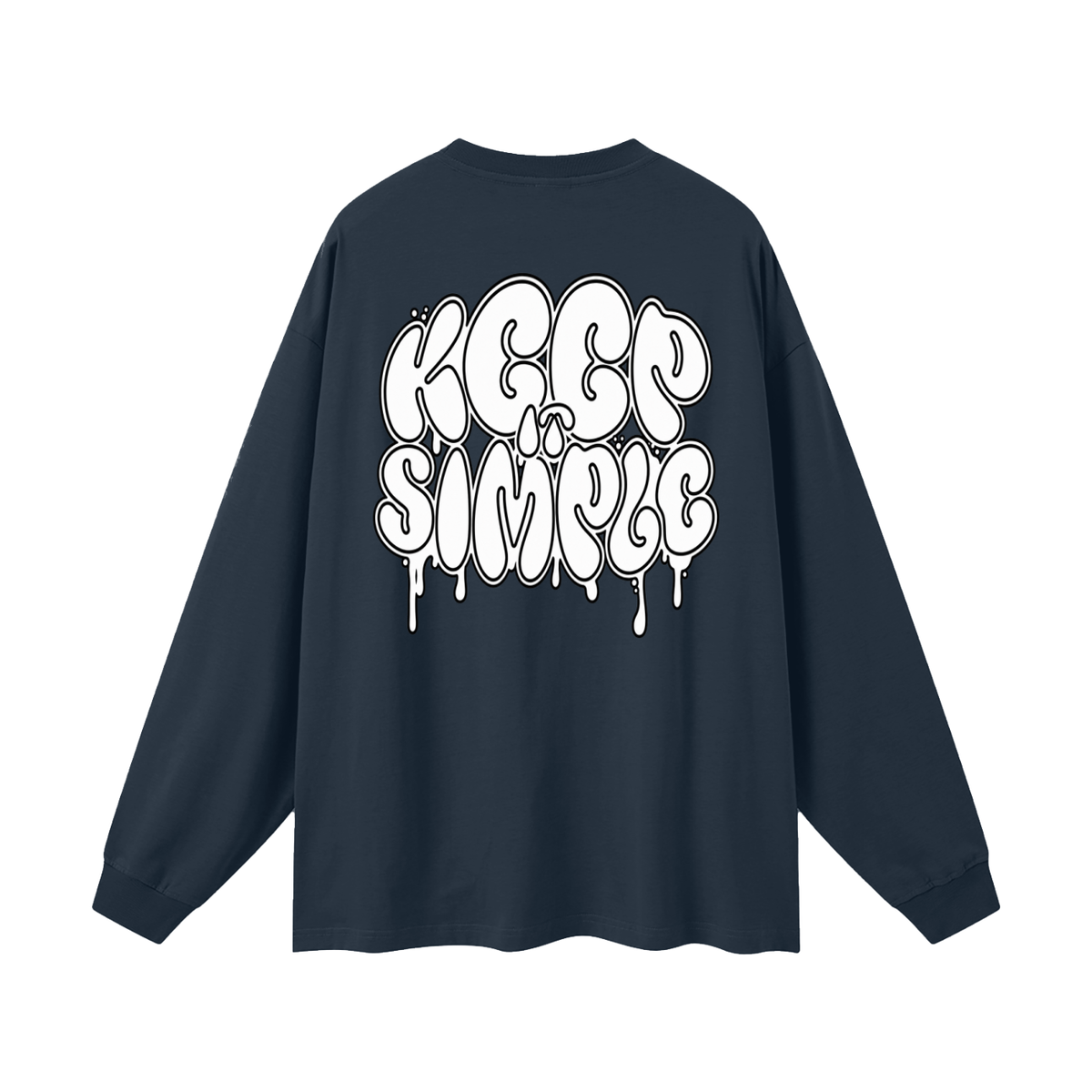 PLAIN-keep it simple Long Sleeve T-Shirt