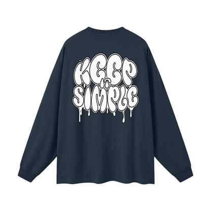PLAIN-keep it simple Long Sleeve T-Shirt