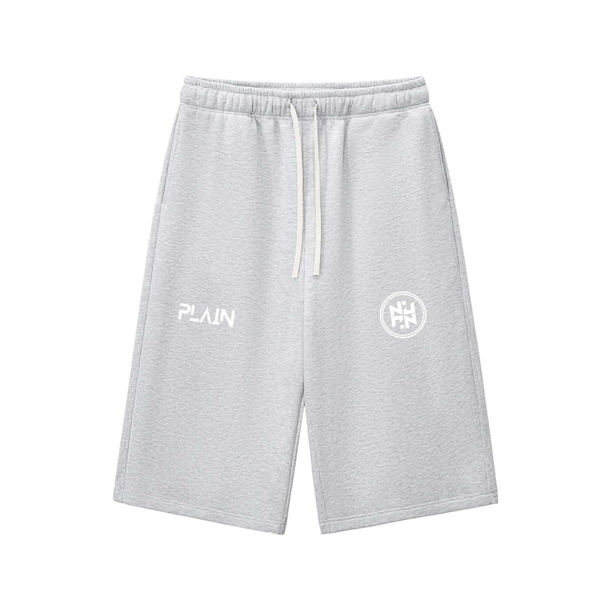PLAIN Relaxed Drawstring Three-quarter Sweatpants
