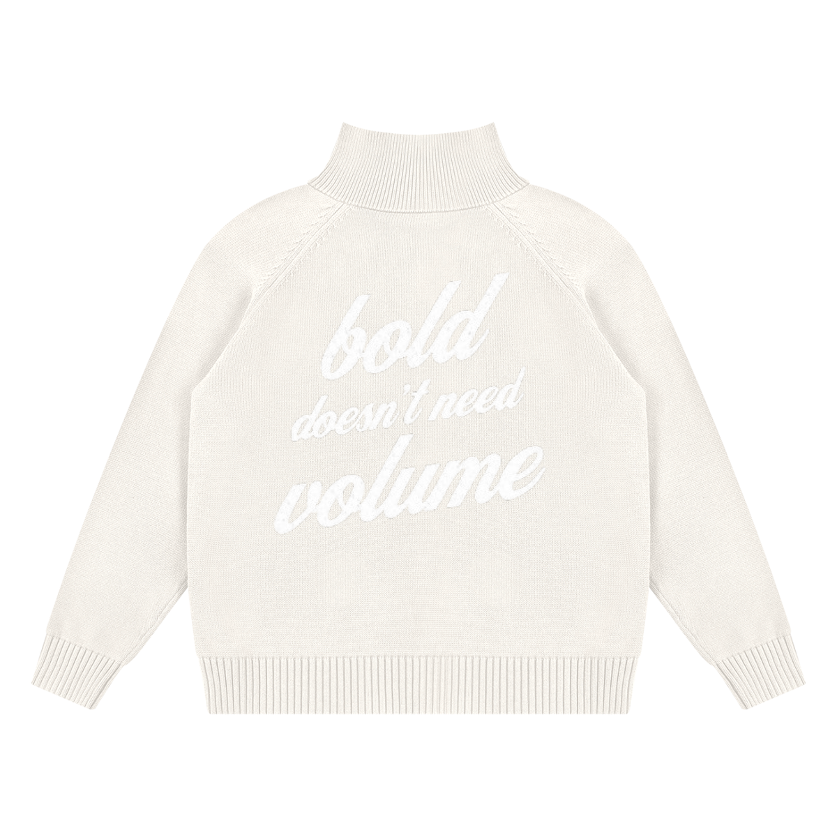 PLAIN Quarter-Zip Pullover Sweatshirt