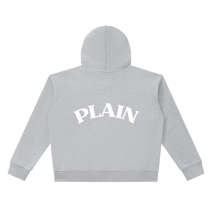 PLAIN Heavyweight Full Zip Boxy Hoodie