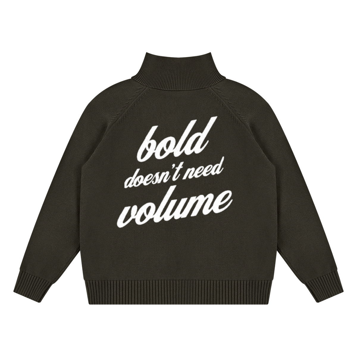PLAIN Quarter-Zip Pullover Sweatshirt