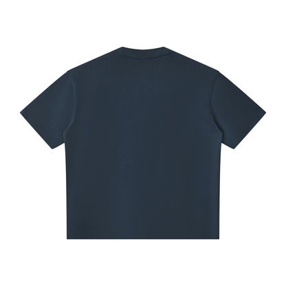 PLAIN Oversized Piping Henley T-Shirt