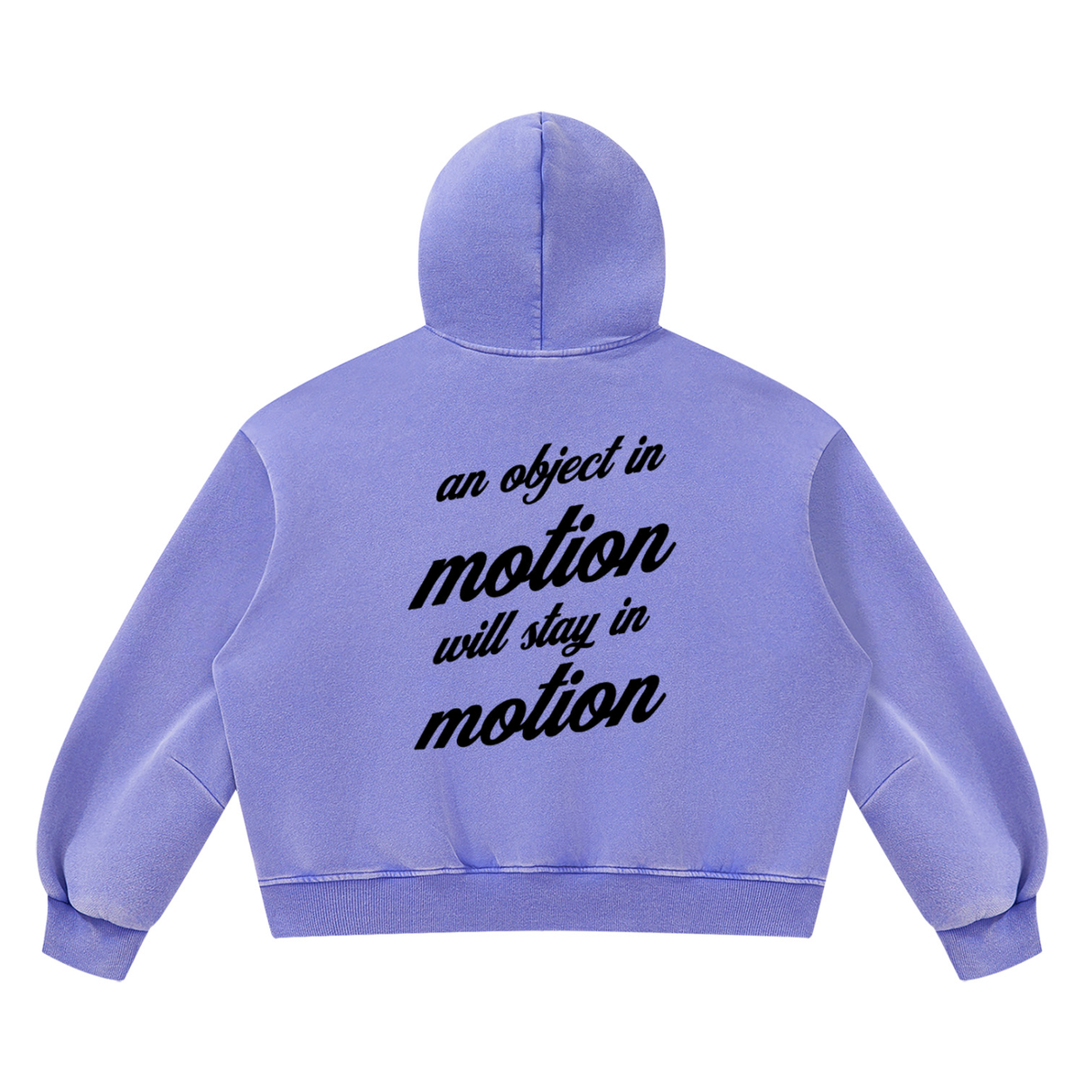 PLAIN Vintage Wash Boxy Fleece Hoodie