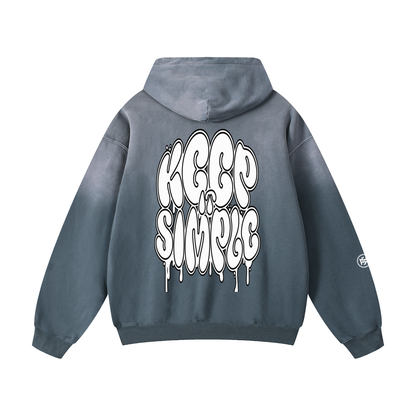 PLAIN Heavyweight Sunfade Oversized Hoodie