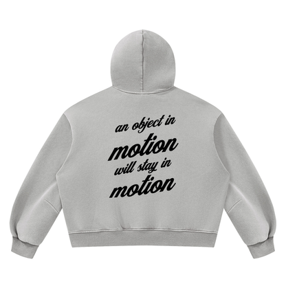 PLAIN Vintage Wash Boxy Fleece Hoodie