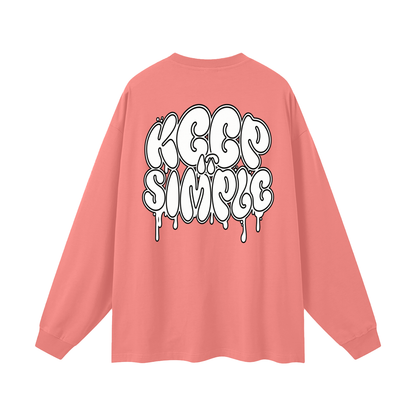 PLAIN-keep it simple Long Sleeve T-Shirt