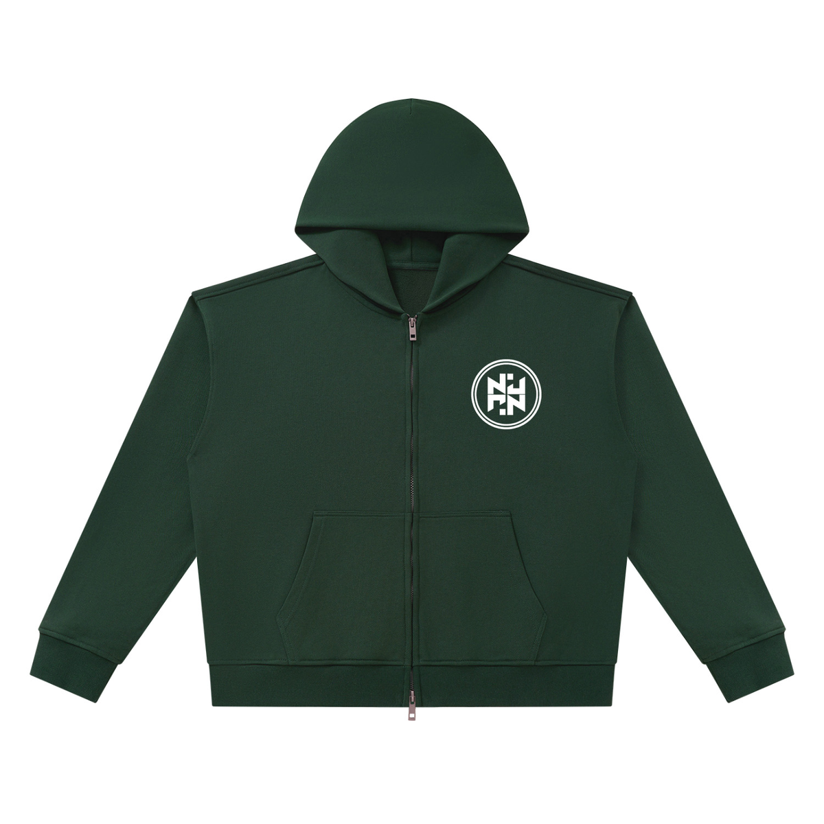 PLAIN Heavyweight Full Zip Boxy Hoodie