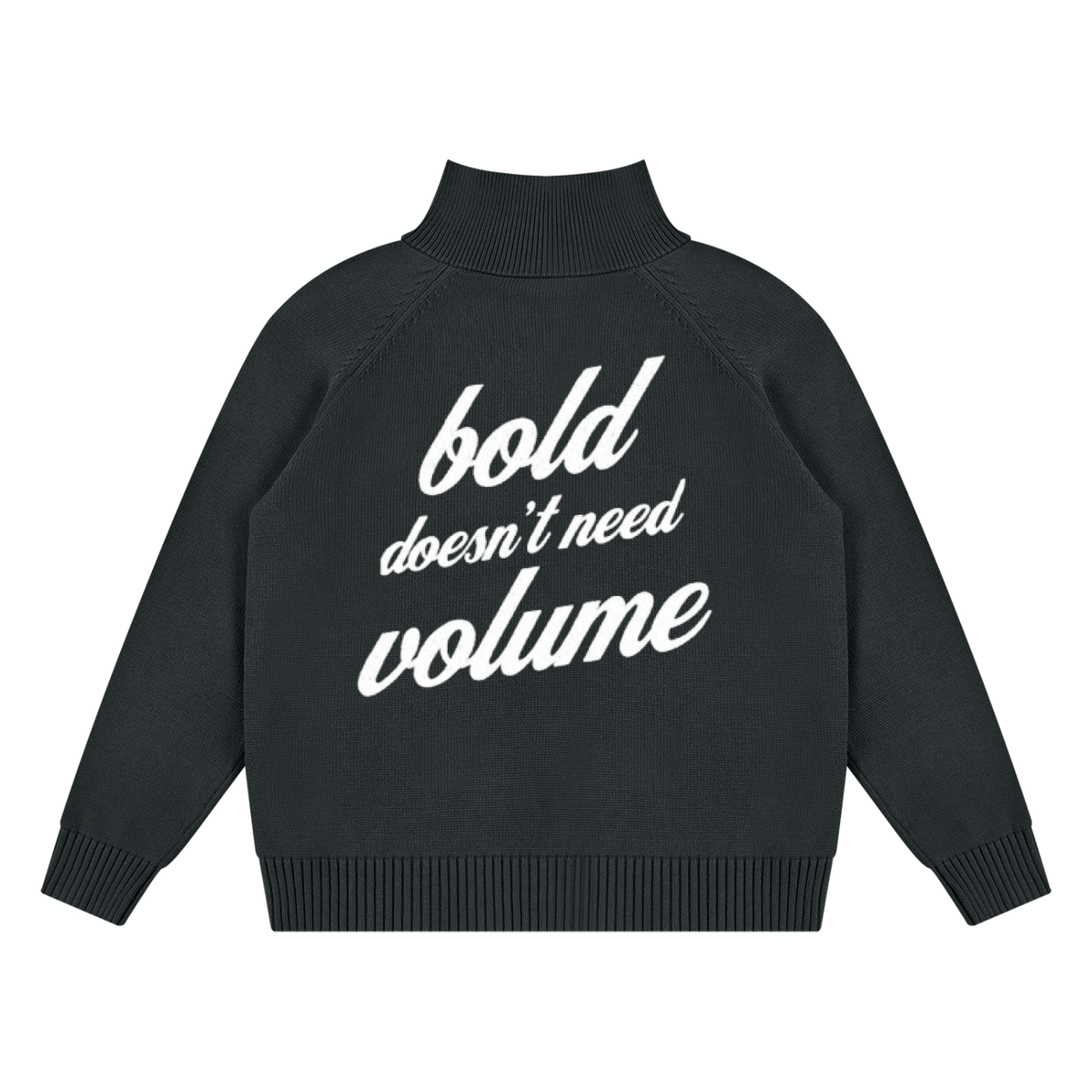 PLAIN Quarter-Zip Pullover Sweatshirt