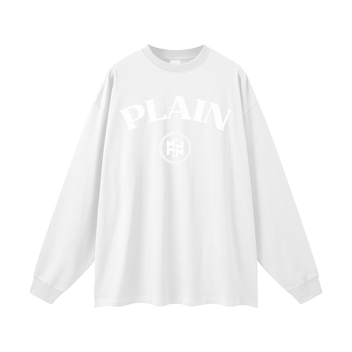 PLAIN-keep it simple Long Sleeve T-Shirt