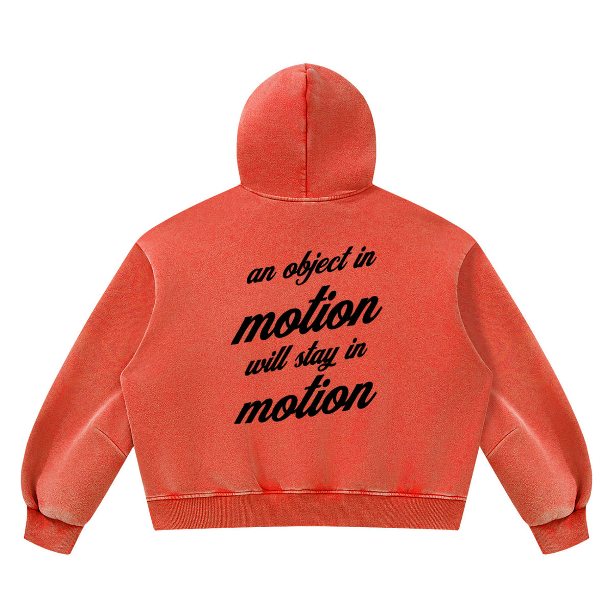 PLAIN Vintage Wash Boxy Fleece Hoodie