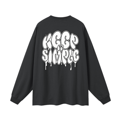 PLAIN-keep it simple Long Sleeve T-Shirt