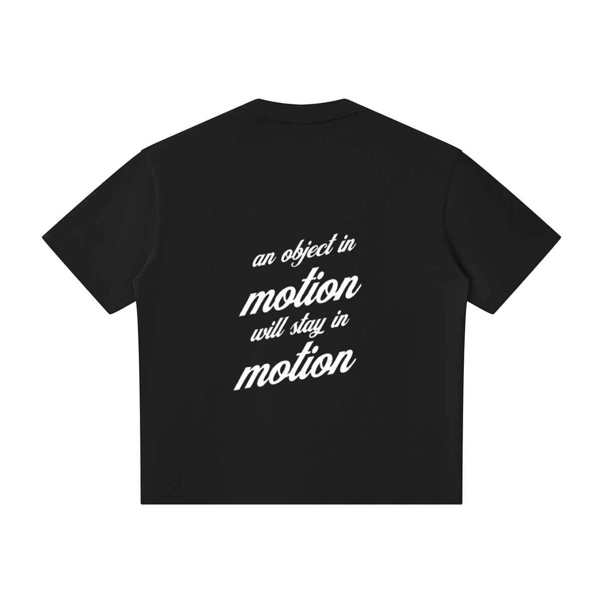 PLAIN Oversized Piping Henley T-Shirt BLACK