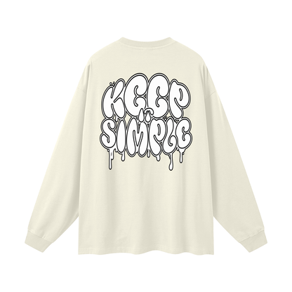 PLAIN-keep it simple Long Sleeve T-Shirt