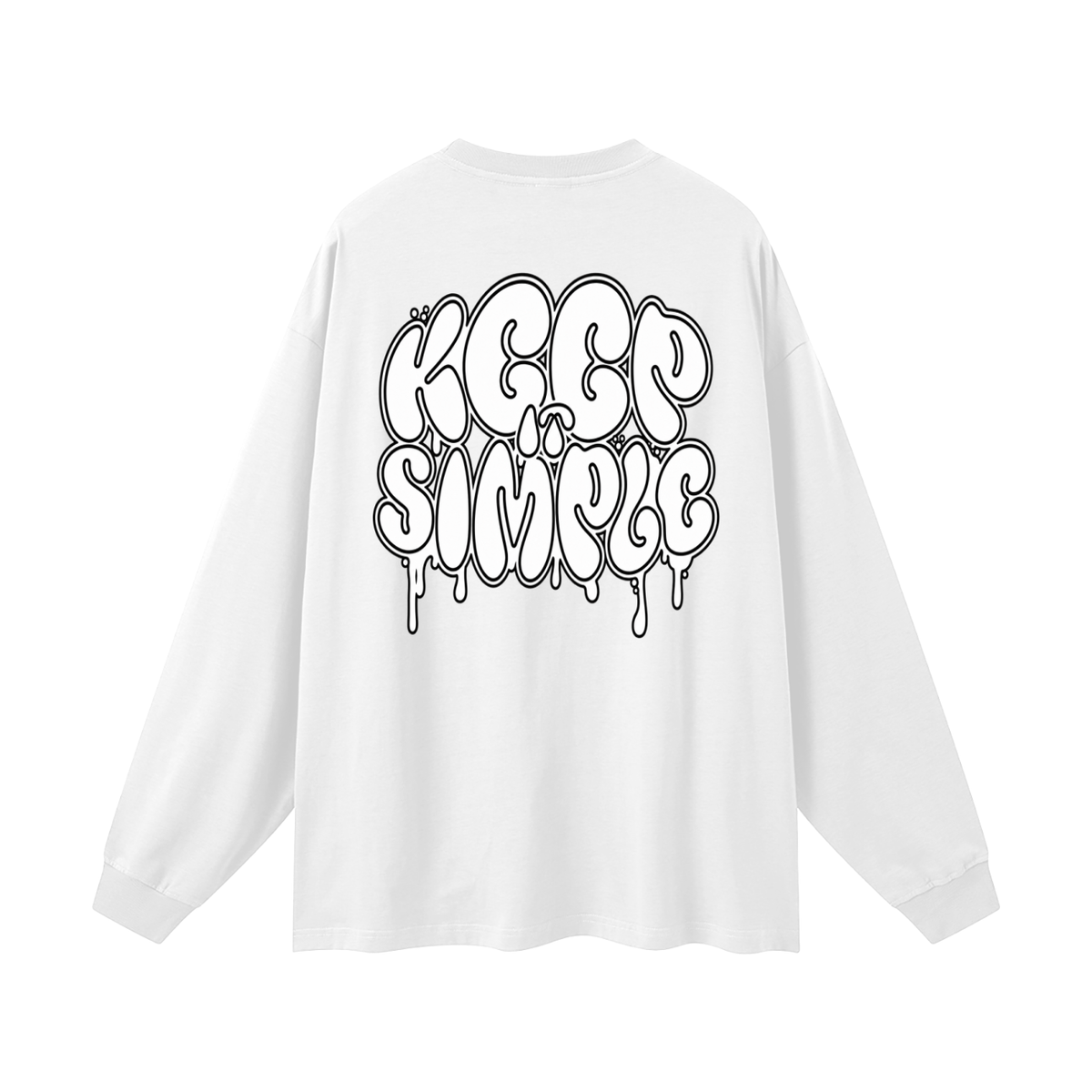 PLAIN-keep it simple Long Sleeve T-Shirt